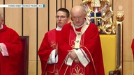 Polsat News - Fragment transmisji mszy świętej z parafii Opatrzności Bożej w Wilanowie (05. 06. 2022