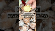 Pączki na jeden kęs Mini pączki drożdżowe #shorts #pączki #tłustyczwartek #przekąska #ciasteczka