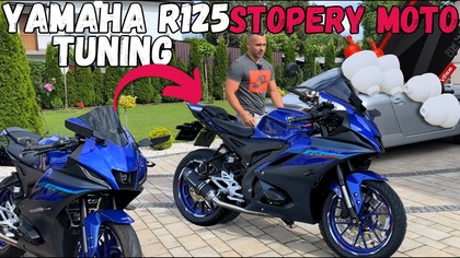 Zmiana wyglądu YAMAHY R125 | Stopery motocyklowe ALPINE MOTOSAFE DUO #motocykl #yamaha #motovlog
