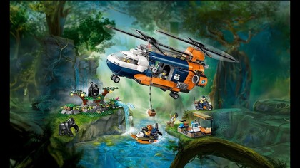  AL: Układamy LEGO - Helikopter badaczy dżungli w bazie  2 - bez muzyki