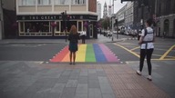 LiveLeak - Rainbow crossing opens in London for Pride month