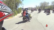 Motocykliści vs tramwaj