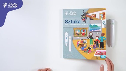 Interaktywna książka Sztuka z serii Czytaj z Albikiem Albi