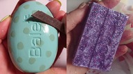 Soap Carving ASMR Relaxing Sounds no talking Satisfying ASMR Video #soapcarving #soapcuttingvideo