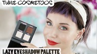 Tune LAZY EYESHADOW PALETTE test i pierwsze wrazenie + MORPHE HOT SHOT matowa pomadka