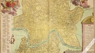 Urbis Romae veteris ac modernae accurata delineatio, plan Rzymu z 1730 r.  Johanna Baptista Homanna
