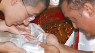 Karmapa and Shamarpa first time meeting