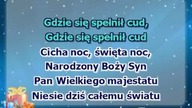 Kolęda Cicha noc z linią melodyczną