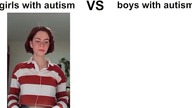 Girls with autism VS boys with autism TEMPLARE