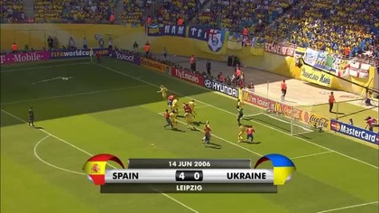 MŚ Niemcy 2006 - Hiszpania-Ukraina 4:0 (14. 06. 2006)