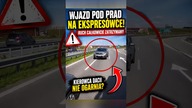 Wjazd pod prąd na ekspresówce i kompletny chaos.  Jak do tego doszło? #shorts #droga