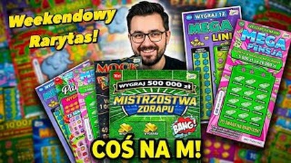 Zdrapki Lotto  Mix za 100zł  Mały rarytas i coś na literę M