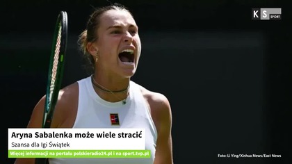 Aryna Sabalenka pomimo braku końcowego sukcesu na Wimbledonie przygotowuje się do najważniejszej części sezonu. Przed liderką rankingu WTA czeka kilka trudnych tygodni. W najbliższych imprezach Białorusinka będzie musiała bronić ogromnej liczby punktów do rankingu. Taką sytuację może wykorzystać Iga Świątek.

Więcej: https://polskieradio24.pl/artykul/3552005,aryna-sabalenka-moze-wiele-stracic-szansa-dla-igi-swiatek
-------------------------------------
Oglądaj nasz wydarzeń sportowych dostępny sportowych antenach KSTV.
Więcej informacji na portalu: https://polskieradio24.pl i na https://sport.tvp.pl

WSZYSTKIE PRAWA ZASTRZEŻONE