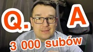 Q&A na 3000 subskrypcji