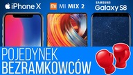 iPhone X vs Xiaomi Mi Mix 2 vs Galaxy S8  Porównanie Bezramkowców