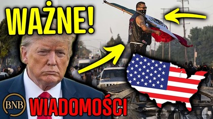 USA PŁONIE! Masowe Protesty Przeciwko Trumpowi! Wojsko W Pełnej Gotowości?