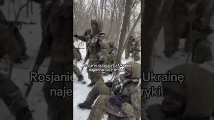 ROSJANIE ŚCIĄGAJĄ NA UKRAINĘ NAJEMNIKÓW Z AFRYKI