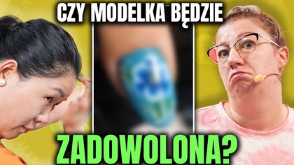 Czy modelka będzie zadowolona z tego paznokcia?