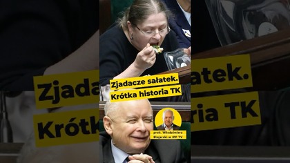 Zjadacze sałatek - krótko historia TK #trybunałkonstytucyjny #tk prok.  Blajerski w #IPPTVNaŻywo