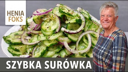 Szybka surowka z ogorka  lekki przepis do obiadu