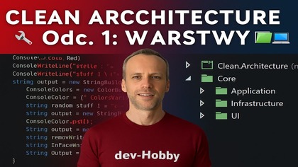 C# Refaktoring do Clean Architecture  Podział na Warstwy [ 1/6 ] - [ C# OOP Kurs cz. 6 ]