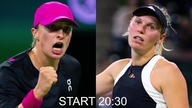 INDIAN WELLS 1/4 FINAŁU: IGA ŚWIĄTEK - CAROLINE WOZNIACKI Z OBRAZEM LIVE