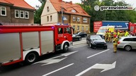 Zderzenie toyoty i BMW