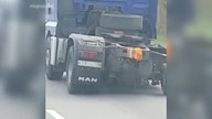 Zapasowe koło w ciężarówce