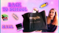 HAUL + ROZDANIE Back To school 2019  / samosiaa