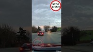 BMW i instant karma - wyprzedzanie przed przejściem