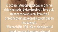 Dziewieniszki.  Badania językoznawcze, Eward A Wolter.  Dieveniškės, kalbininkas Eduardas Volteris.