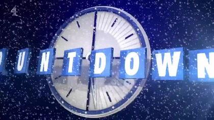 Channel 4 - Fragment teleturnieju "Countdown" w bożonarodzeniowej oprawie graficznej (19 grudnia 2025) (1/2)
