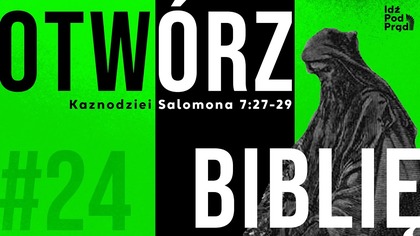 Zastanawiasz się, jak zacząć czytać Biblię, ale nie wiesz, jak się do tego zabrać?
Szukasz inspiracji do życia z celem i odwagi, by żyć tak, jak naprawdę chcesz?
A może czujesz się samotny i potrzebujesz wspólnoty  ludzi, z którymi razem odkryjesz, co Bóg mówi właśnie do Ciebie?

 Nowy cykl w IPP: OTWÓRZ BIBLIĘ!
Codziennie o 21:00  wspólne czytanie Słowa Bożego z pastorem Pawłem Chojeckim.
Zaczynamy od Księgi Kaznodziei Salomona  słów najmądrzejszego człowieka, który pytał, co naprawdę ma sens.

 Dołącz i pozwól, by Biblia zaczęła mówić także do Ciebie.
Nie przegap!

 SZUKASZ PRAWDY? 
Chcesz pogadać o Jezusie?
Napisz do nas! kontakt@idzpodprad.pl
 Weź udział w darmowych kursach online:
 Porozmawiaj z Jezusem
 Odkryj, kim jest Jezus
Szczegóły: https://megakosciol.pl/kursy/

 Napisz: kontakt@idzpodprad.pl 
 Zadzwoń: 536 813 435
 Bądź na bieżąco: http://idzpodprad.pl
 Wesprzyj: https://idzpodprad.pl/wsparcie
 Kup nam kawę: https://buycoffee.to/idzpodpradtv

Zacznij wspierać ten kanał, a dostaniesz te bonusy:
https://www.youtube.com/channel/UCUZ9x49ZuhZt1QVJafMy5rA/join