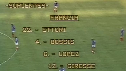 MŚ FIFA 1982. 07. 10 Alicante Polska - Francja 3-2