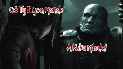 Łysa Menda Mnie Goni! Resident Evil 2 p1
