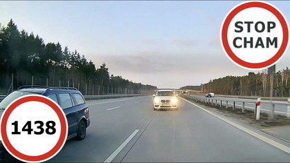 Stop Cham #1438 - Niebezpieczne i chamskie sytuacje na drogach