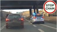Instant karma czyli łamiemy przepisy i szybkie spotkanie z Policją - [Na Zajączka od Stop Cham]