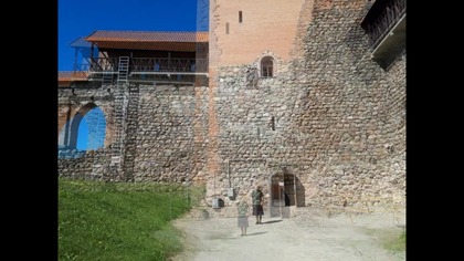 Medininkai Castle.  Zamek w Miednikach Królewskich.  Medininkų pilis