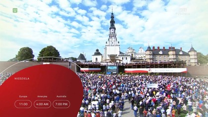 TVP Polonia - Zapowiedź transmisji Dożynek Jasnog&oacute;rskich i przerywnik Polskich Obiekt&oacute;w Dziedzictwa UNESCO (06. 09. 2026)