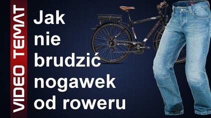 Jak nie brudzić nogawek na rowerze