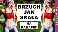 PŁASKI BRZUCH - ĆWICZENIA NA KANAPIE