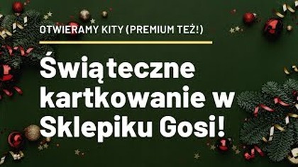 Jestem zaskoczona! Otwieram kity do Świątecznego Kartkowania w Sklepiku Gosi 2025