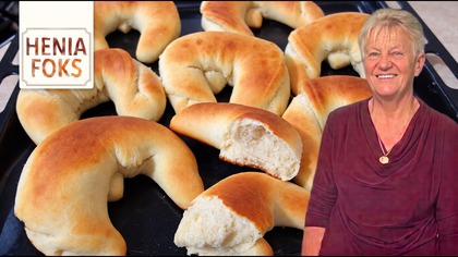 Domowe rogaliki śniadaniowe  mięciutkie i puszyste.  Prosty przepis!