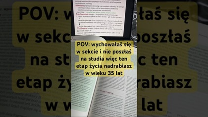Gdy twoi rówieśnicy szli na studia, a ty chodziłaś na głoszenie