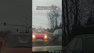 NIEBEZPIECZNE ZACHOWANIE KIEROWCY BMW NA DRODZE