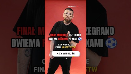 Finał mistrzostw świata rozegrano DWIEMA RÓŻNYMI PIŁKAMI 