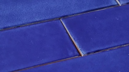 Azul Cobalto | meksykańskie płytki ceramiczne 7×20 cm [Talavera]