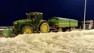Dziewiczy rejs Ruskiego Sztrucla - John Deere 7820 & PTS12 - sprzedaż rzepaku w trudnych warunkach
