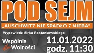 Wypowiedź Mirka Rostankowskiego pod Sejmem