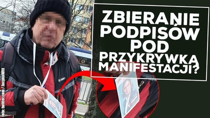 Zbieranie podpisów jako jednoosobowa manifestacja w asyście policji?